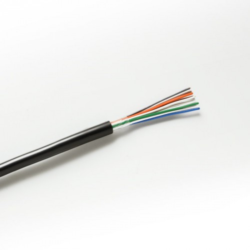 CW1128 telephone cable in black